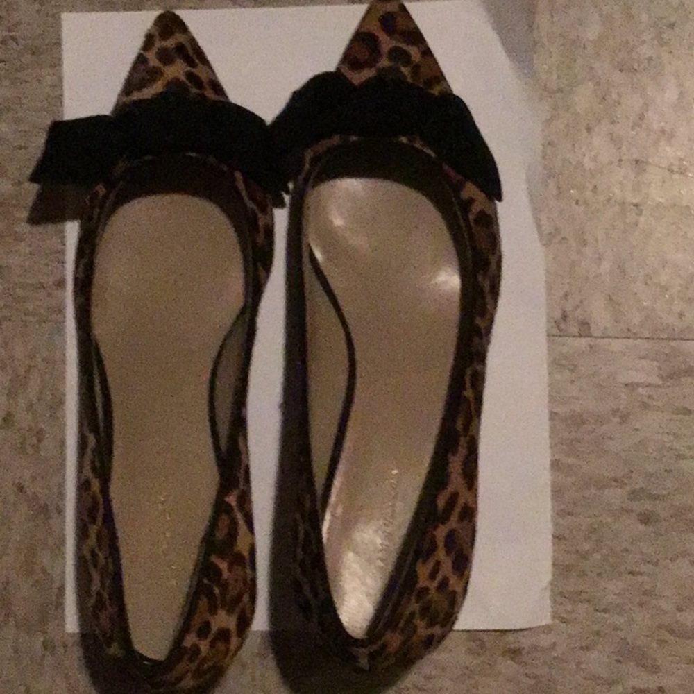 ANN TAYLOR Real Fur shoes .
